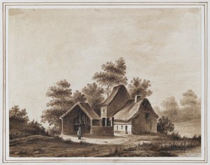 Schubert fuori da una locanda a Tullin, vicino a Vienna, 13 maggio 1823 da Moritz Ludwig von Schwind